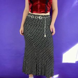 Y2k vintage maxi skirt size small